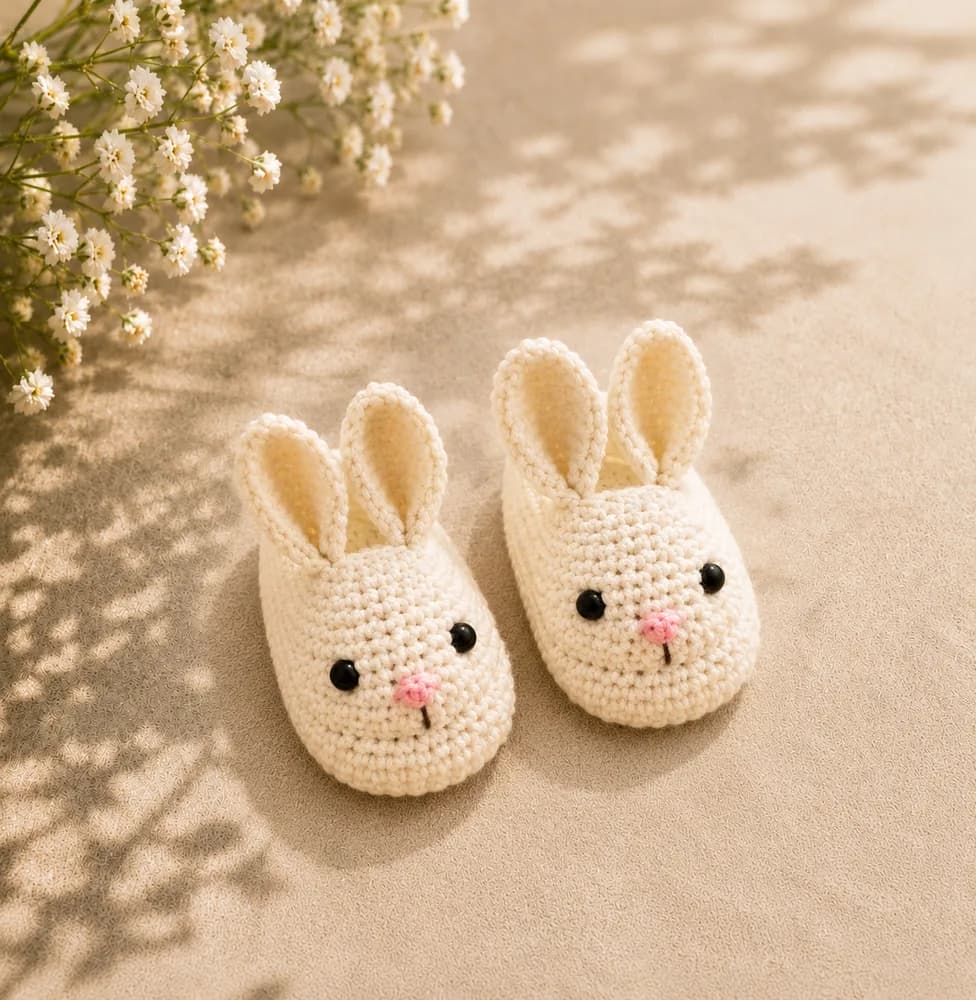 Sapatinho de bebê em crochê Modelo 45