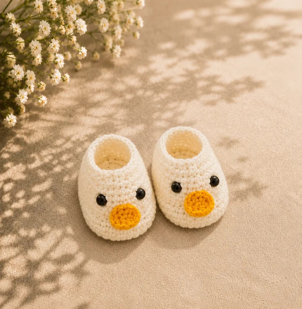 Sapatinho de bebê em crochê Modelo 49