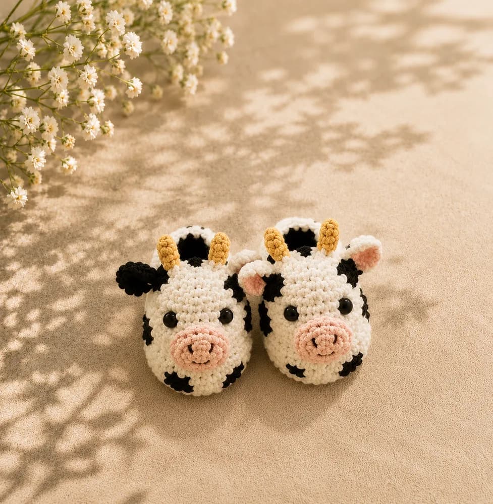 Sapatinho de bebê em crochê Modelo 51